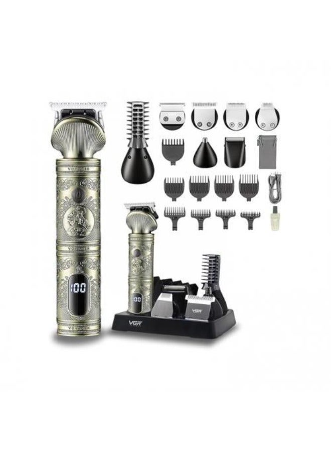 VGR V-106 Rechargeable Cordless Electric Shaver Gold 