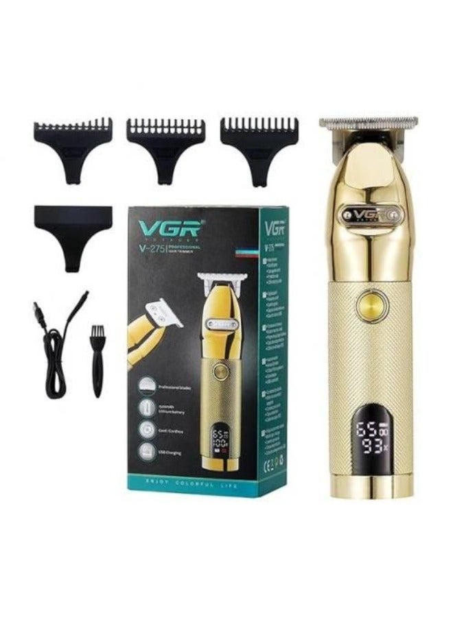 VGR V-275 Rechargeable Hair Trimmer Gold 