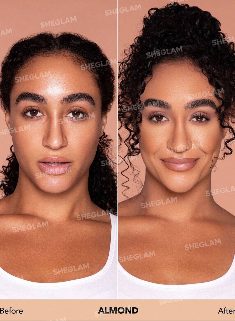 SHEGLAM Complexion Pro Long Lasting Breathable Matte Foundation - Almond - Image 3