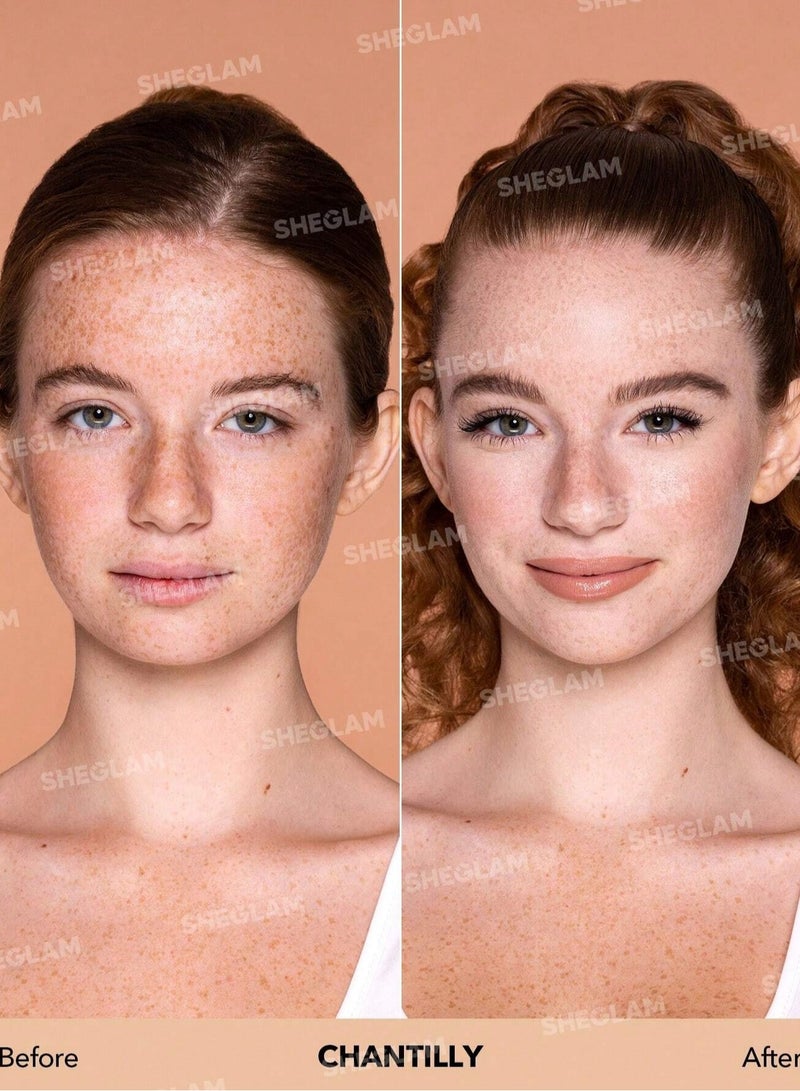 SHEGLAM Complexion Pro Long Lasting Breathable Matte Foundation - Chantilly - Image 2