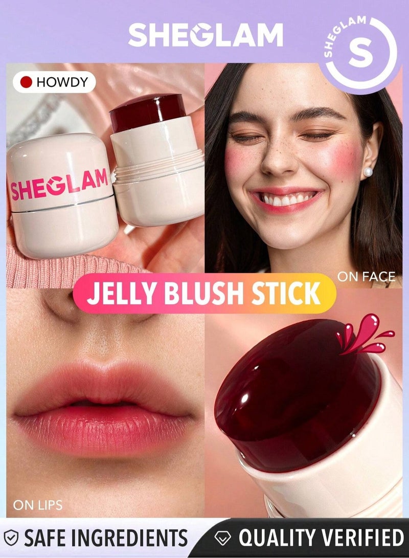 SHEGLAM Jelly-Licious Hydrating Lip & Blush Tint - Howdy  - Image 1