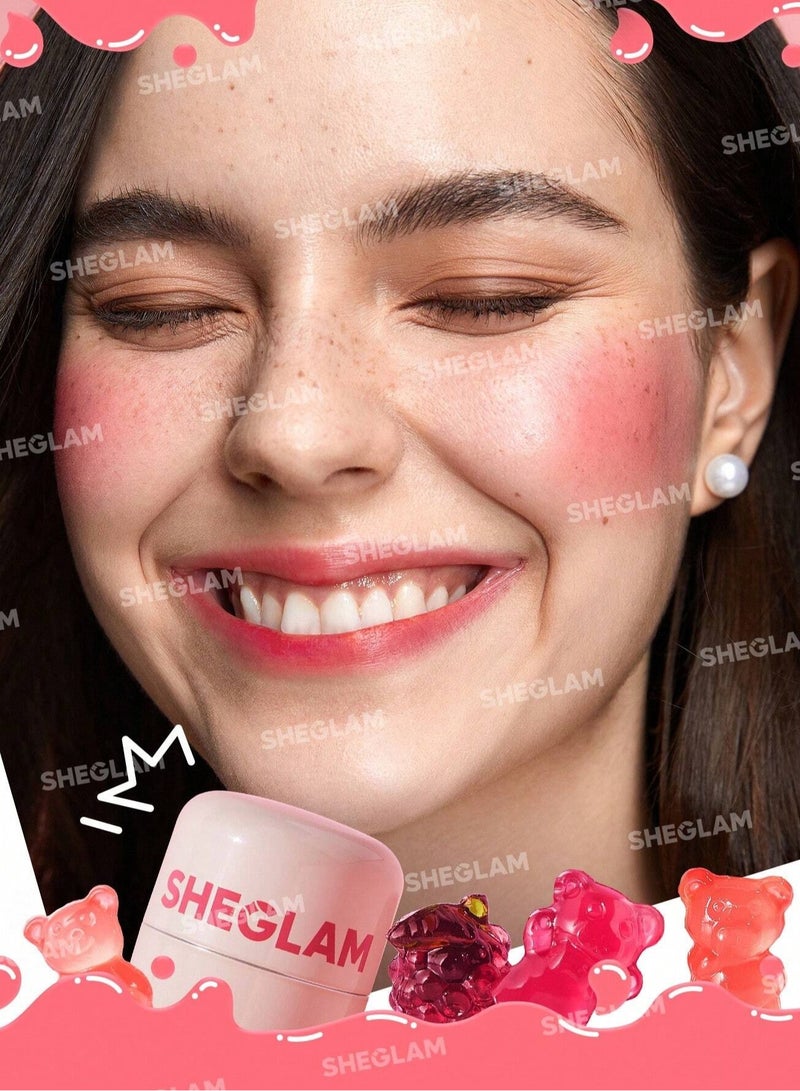 SHEGLAM Jelly-Licious Hydrating Lip & Blush Tint - Howdy  - Image 2