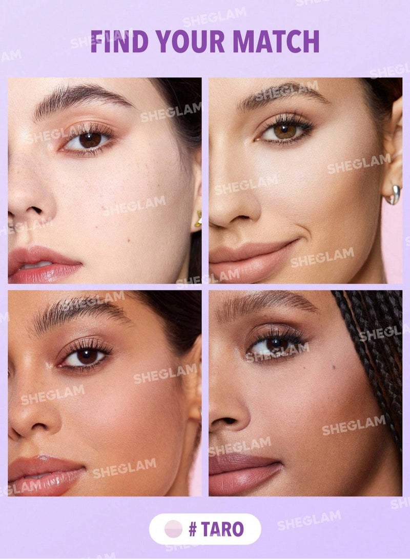 SHEGLAM - Insta-Ready Face & Under Eye Setting Powder Duo - Taro Taro - Image 1