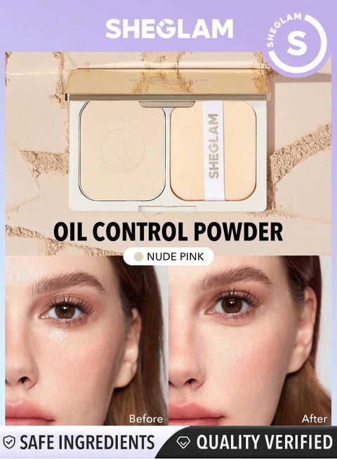 Velvet Veil Oil Control Powder - Nude Pink