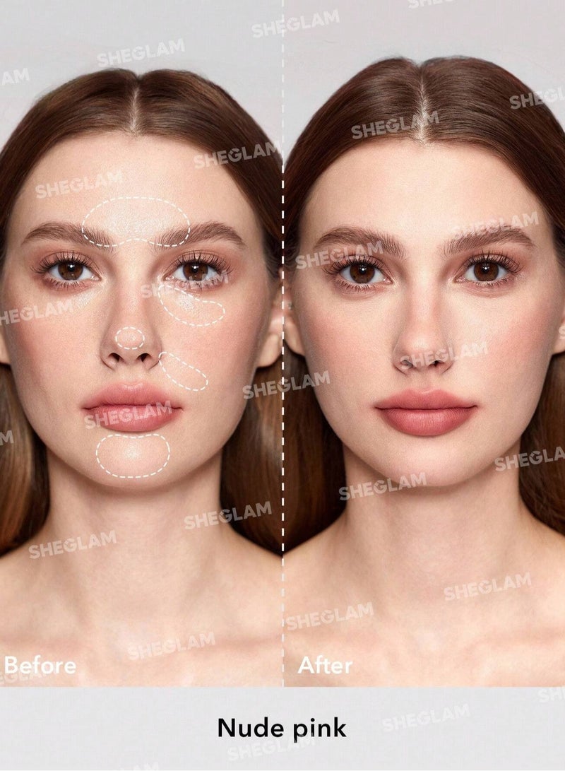 SHEGLAM Velvet Veil Oil Control Powder - Nude Pink - Image 2