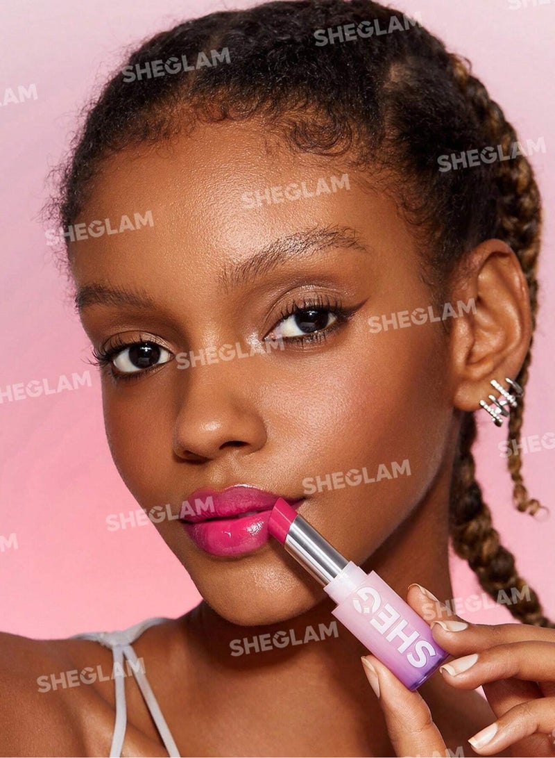 SHEGLAM Mirror Kiss High-Shine Lipstick - Periodt - Image 3