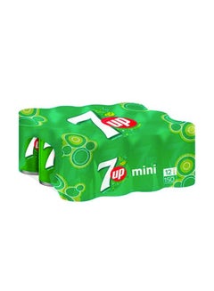 سفن أب 7 Up Soft Drink, 150ML x 12 
