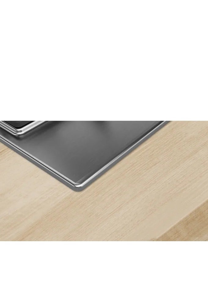 BOSCH Built in hob 5 burner 90 cm  Series 6 Pan Support Cast iron Stainless steel Frameless PCR9A5B90 PCR9A5B90 Silver  - Image 3