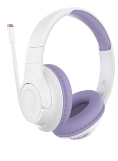 belkin SoundForm Inspire Wireless Over-Ear Headset for Kids, On-Ear Headphones for Girls and Boys, Online Learning, & Travel with Built-In Microphone - Compatible with iPhone, iPad, Galaxy, and More white  - Image 1