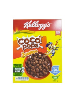 كيلوجز Kellogg's Coco Pops Jumbos Crispy Chocolate Maize Cereal, 330g 