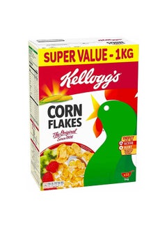 كلوقز Corn Flakes Breakfast Cereal, 1 Kg 