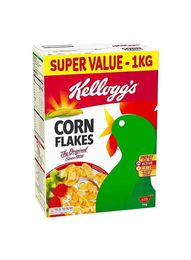 Kellogg's - Corn Flakes Breakfast Cereal, 1 Kg - Image 1