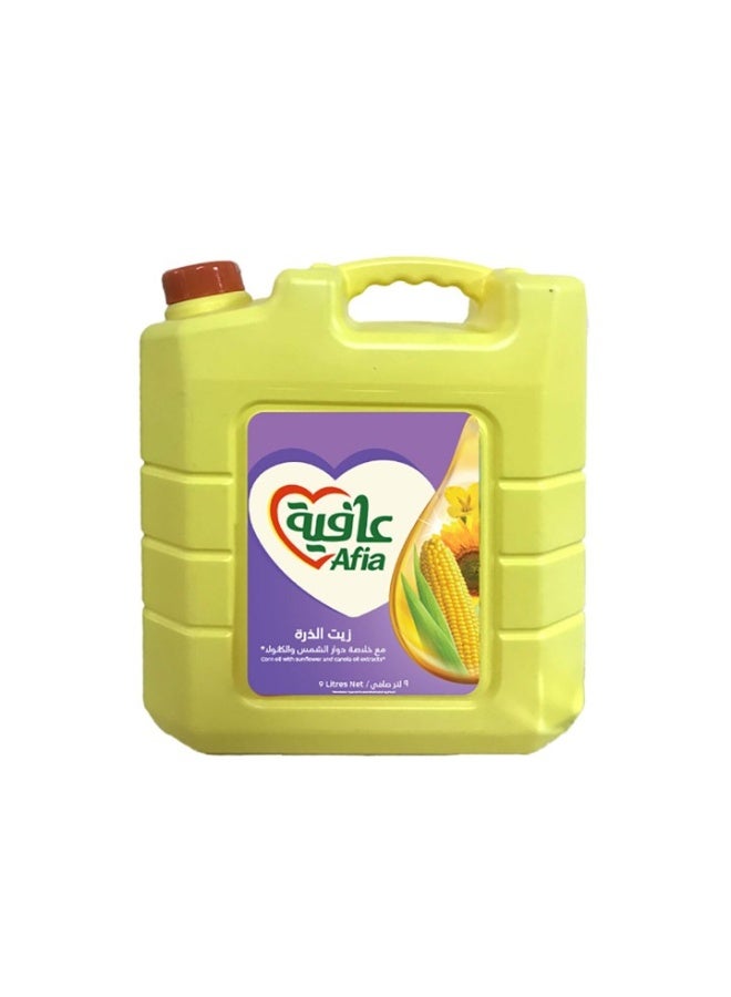 عافية Afia Corn Oil Plus Omega , 9L 