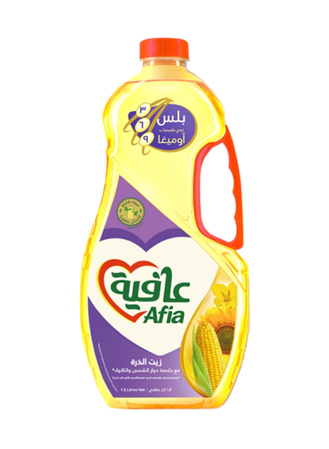 زيت الذرة أفياء بلس أوميغا ، 1.5 لتر