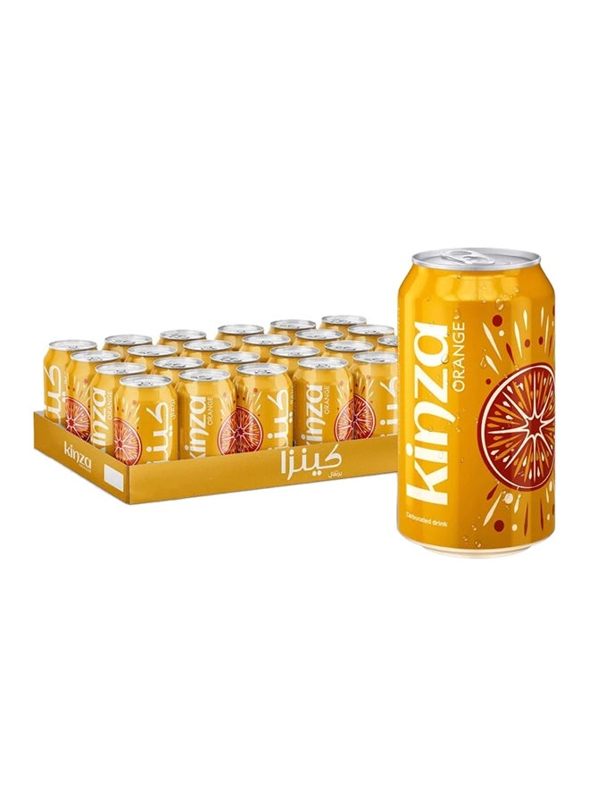 Soft Drink Orange Can, 360Ml × 24