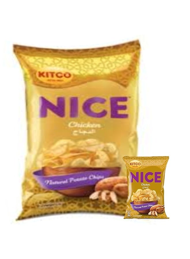Nice Natural Potato Chips With Chicken Flavor 12G X 21