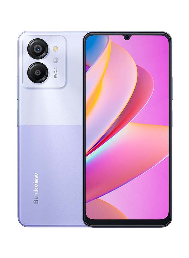 Blackview - Color 8 Dual SIM Wisteria Purple 8GB RAM 256GB 4G - Middle East Version - Image 1