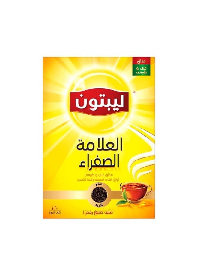 ليبتون Yellow Label Black Loose Tea 200G 