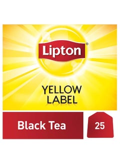 ليبتون Yellow Label Black Tea 25 Tea Bags 