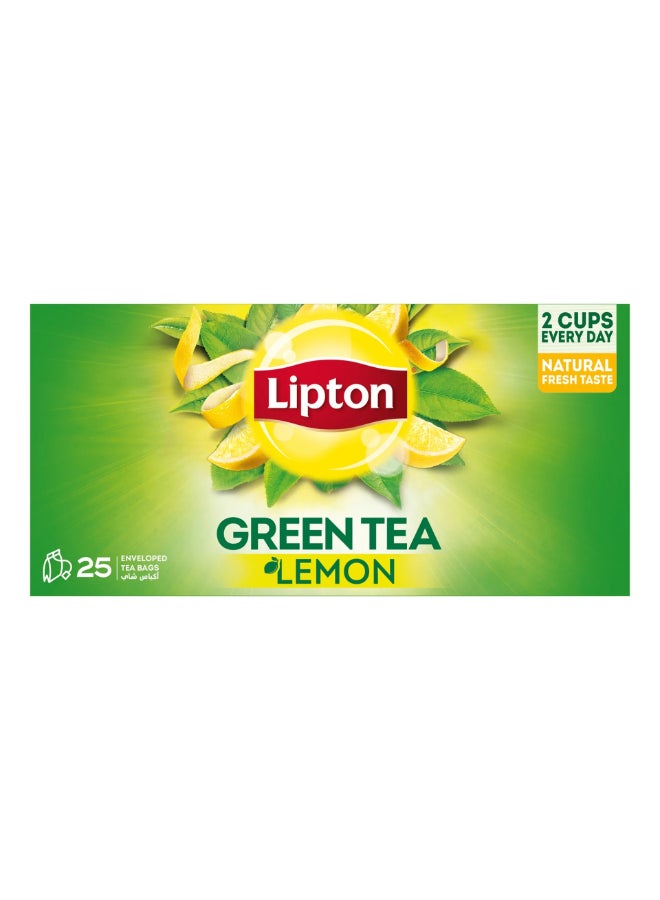 Lemon Green Tea 25 Tea Bags