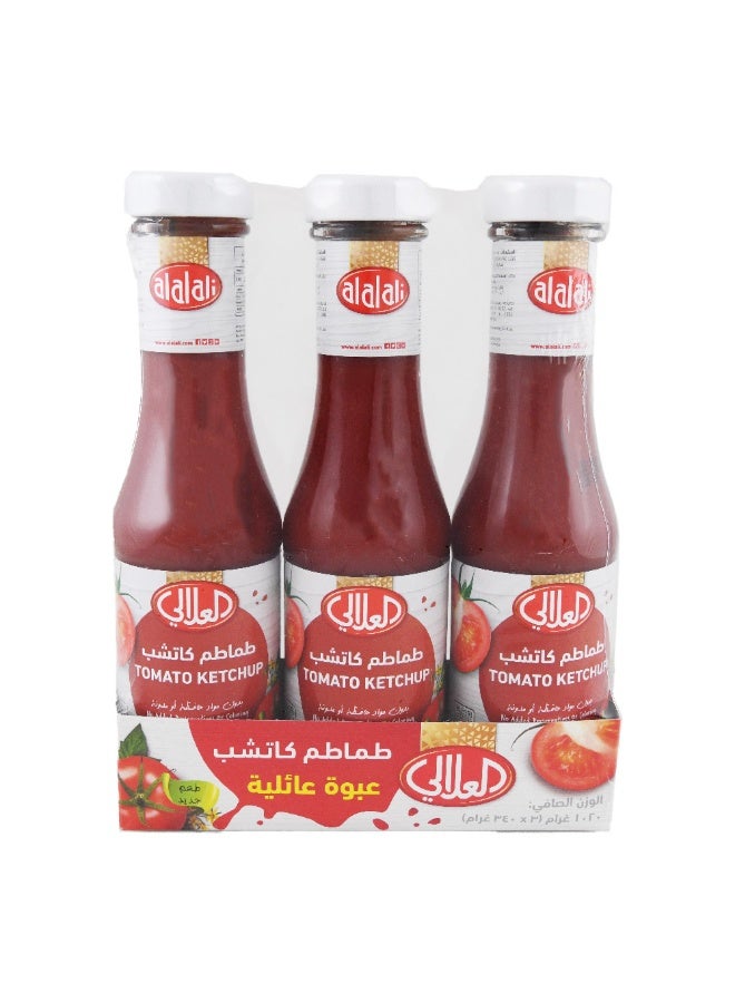 العلالي - Alalali Tomato Ketchup, 340gm × 3 - Image 1