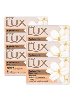 Lux Bar Soap Radiant Skin Jasmine, 170g × 5+1 