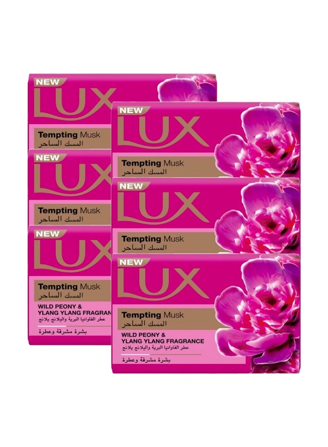 Lux Tempting Musk Soap Bar , 170g × 5+1