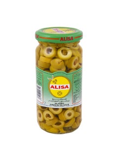أليسا Alisa Sliced Green Olives, 120gm 