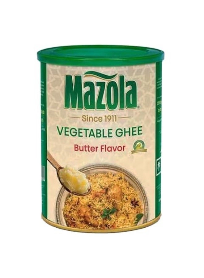 مازولا Butter Flavor Vegetable Ghee 800 Ml