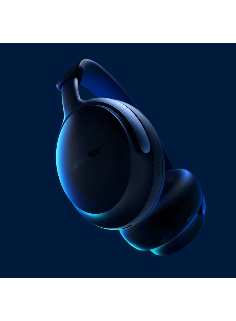 BOSE - QuietComfort Ultra Wireless Noise Cancelling Headphones with Spatial Audio, Over-the-Ear Headphones with Mic, Up to 24 Hours of Battery Life Lunar Blue - Image 1