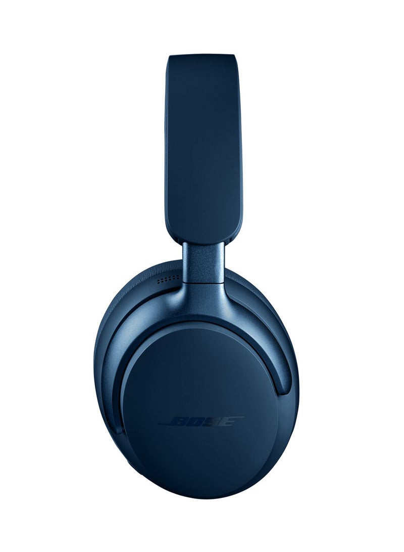 BOSE - QuietComfort Ultra Wireless Noise Cancelling Headphones with Spatial Audio, Over-the-Ear Headphones with Mic, Up to 24 Hours of Battery Life Lunar Blue - Image 1