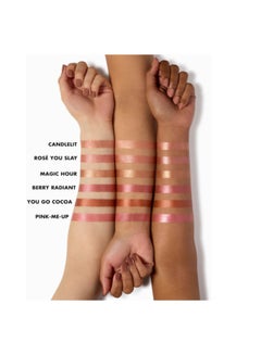 e.l.f. Halo Glow Blush Beauty Wand, Liquid Blush Wand For Radiant, Flushed Cheeks, Infused With Squalane, Vegan & Cruelty-free, Rose You Slay pink  - Image 2