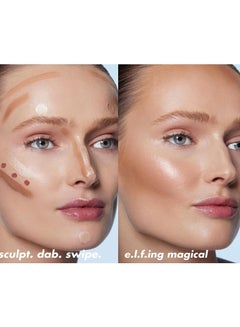 e.l.f. Halo Glow Blush Beauty Wand, Liquid Blush Wand For Radiant, Flushed Cheeks, Infused With Squalane, Vegan & Cruelty-free, Rose You Slay pink  - Image 3