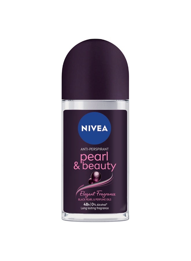 نيفيا Nivea Black Pearl & Beauty Deodorant , Roll , for Women, 50g 