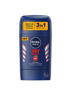 Nivea Nivea Dry Impact Antiperspirant , 3 in1, For Men, 50 ml 