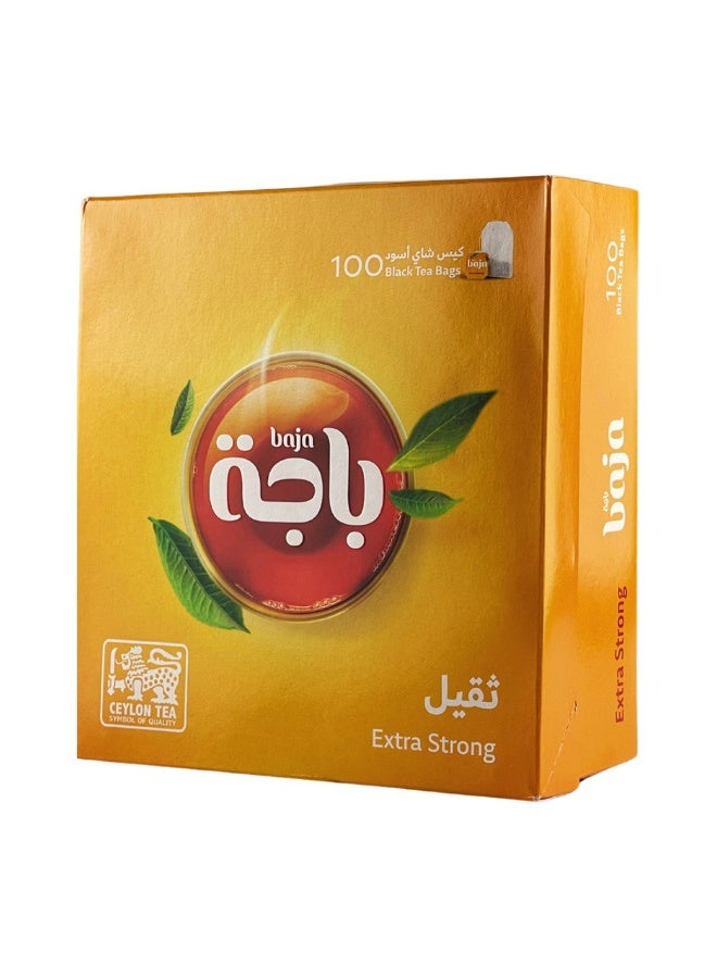 باجا Baja Extra Strong Black Tea , 100 bags