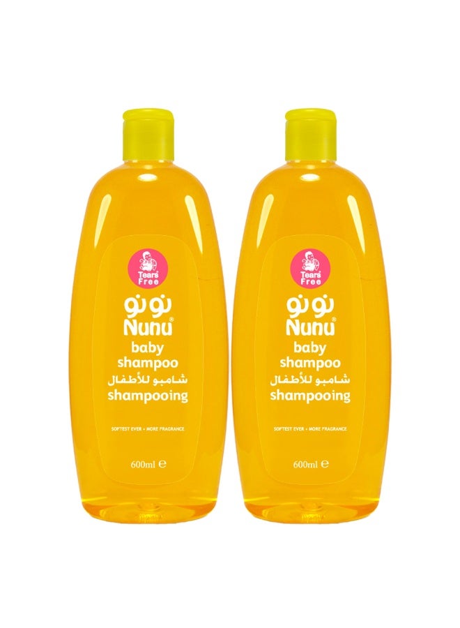 نونو Baby Shampoo, 600ml × 2 