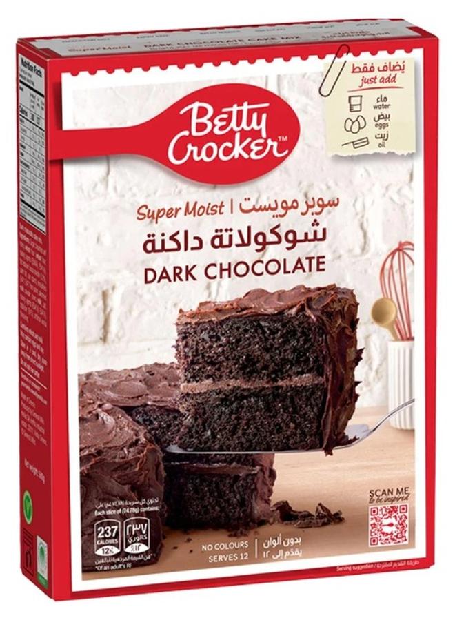 بيتي كروكر كيكة الشوكولاتة الداكنة الرطبة الفائقة من كروكر