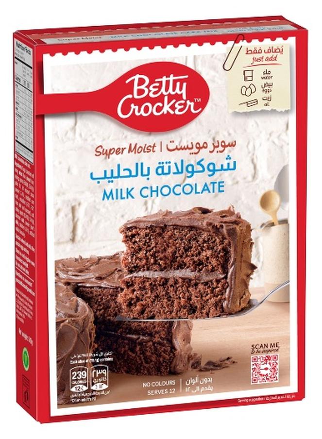 بيتي كروكر خليط كعكة الشوكولاتة بالحليب سوبر مويست من كروكر، 430 جرام