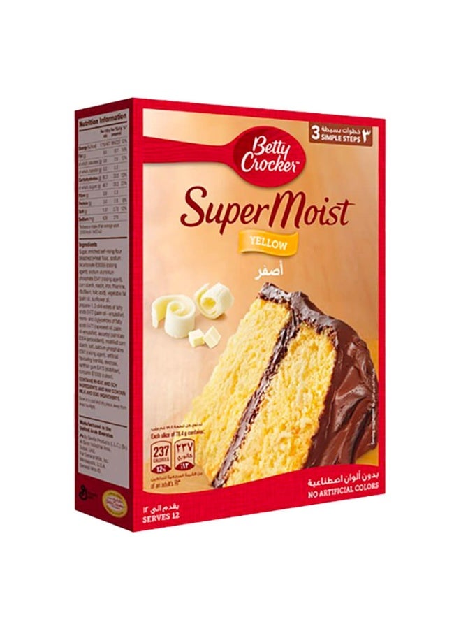 بيتي كروكر Crocker Super Moist Yellow Cake Mix, 500 g 