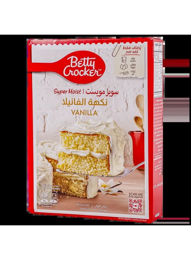 بيتي كروكر Crocker Super Moist French Vanilla Mix, 430 g 