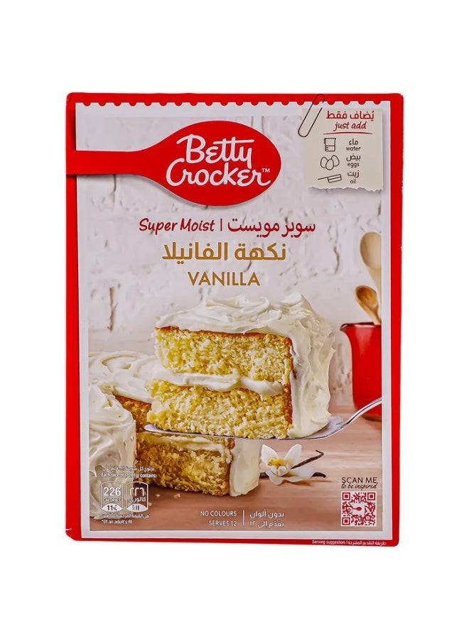 بيتي كروكر خلطة فانيليا فرنسية سوبر مويست من كروكر، 430 جرام