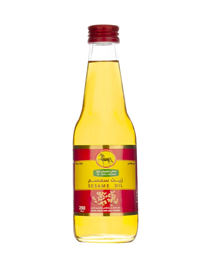 زيت السمسم المحمص العضوي، 250 مل