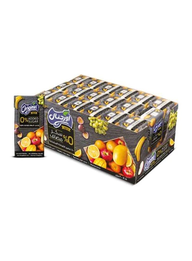 Original Mixed Fruit Juice, 200 ml ,15 Piece+3 Free 