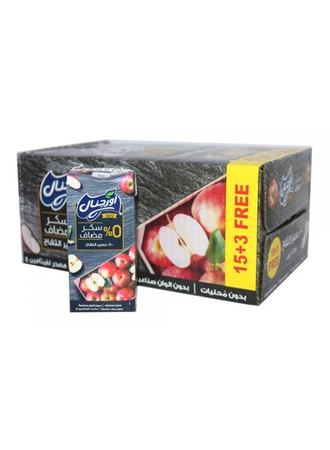 Original Apple Juice, 200 ml , 15 Piece +3 Free 
