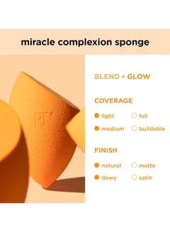 REAL TECHNIQUES Miracle Complexion Sponge Pack Of 4 Orange  - Image 3
