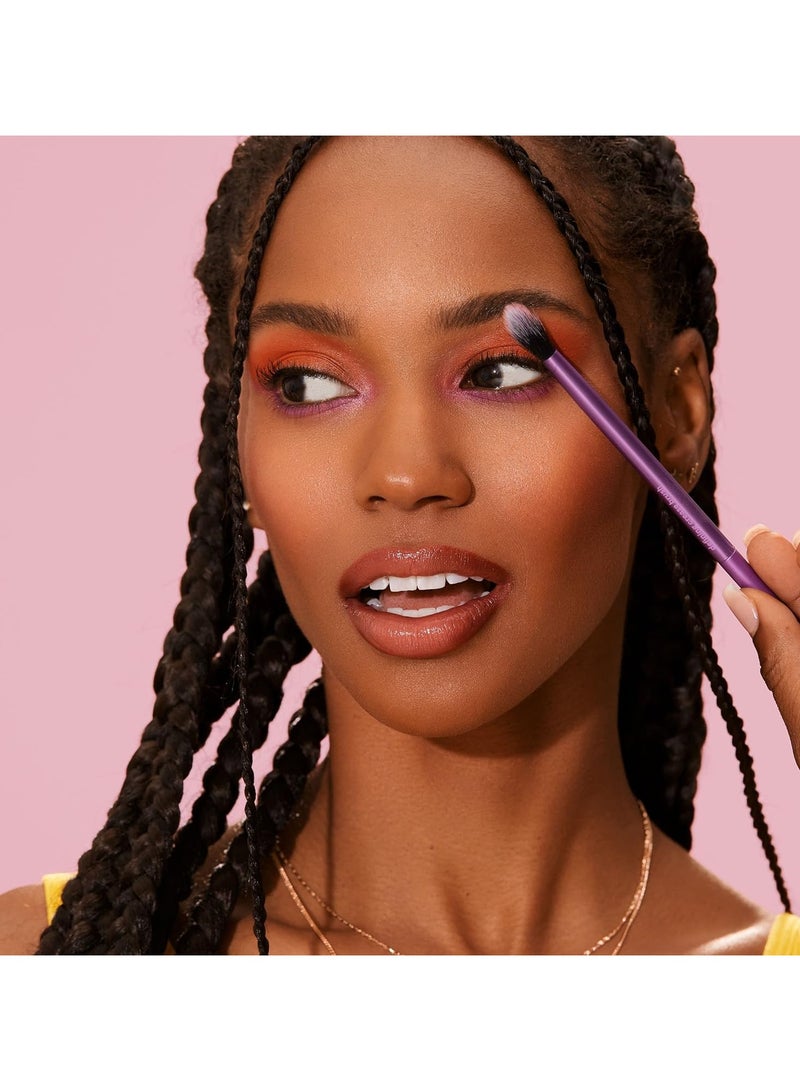 REAL TECHNIQUES Everyday Eye Essentials Eyeshadow Brush Set 8 Count Pink - Image 5