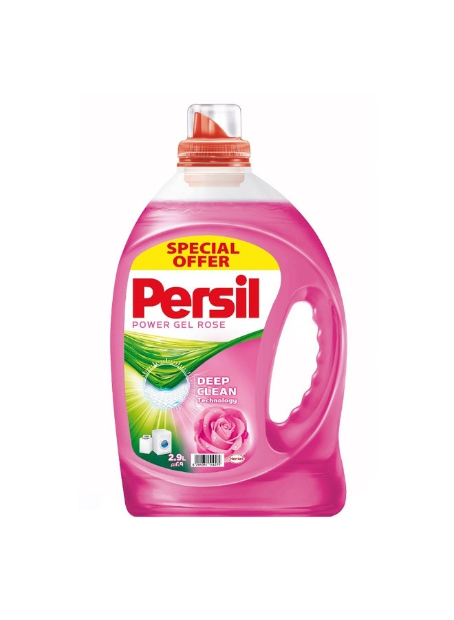 برسيل Power Gel Liquid Detergent Rose, 2.9 Liter