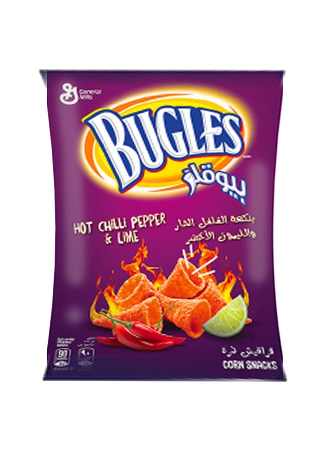 بيوجلز Corn Snack With Chili & Lime Flavored, 125g 
