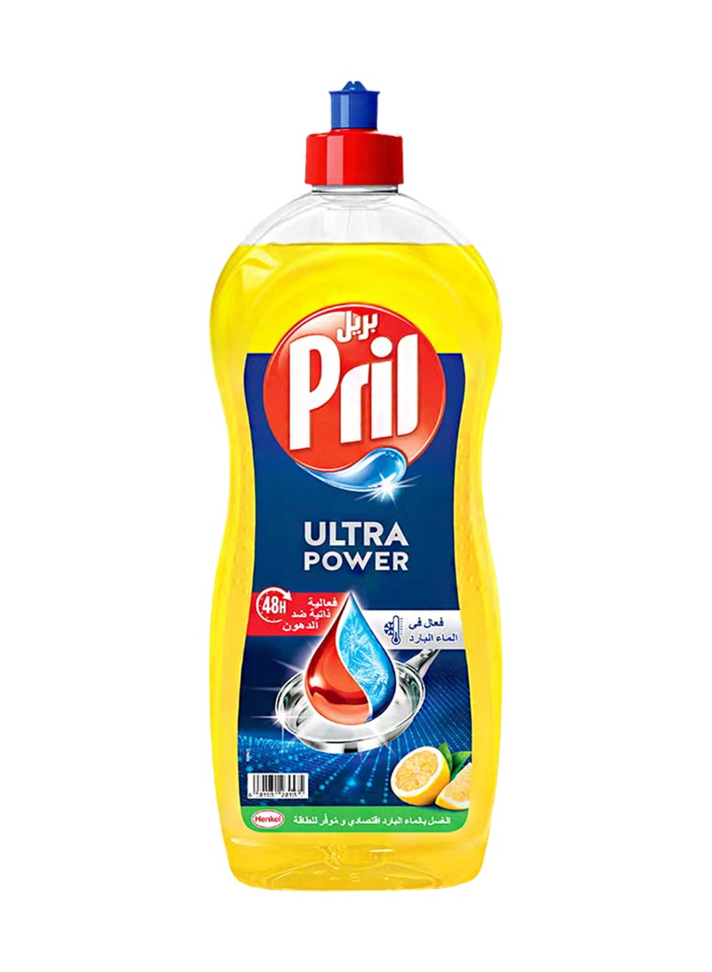 Max Power Lemon Dishwashing Liquid, 1 Liter